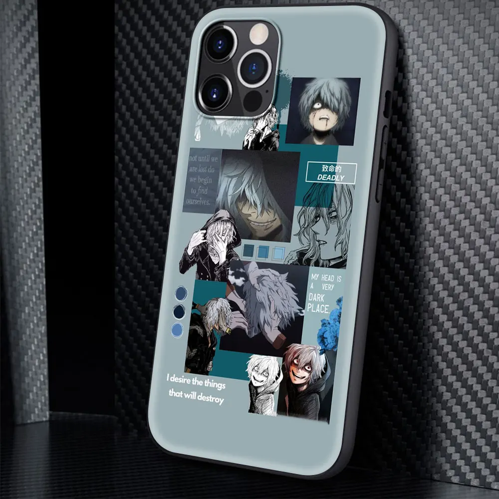 

Boku No Hero Academia Silicone Case Coque For iPhone 12 11 Pro Max X XS Max XR 7 8 6 6S Plus Phone Shell Cover Fundas Housing
