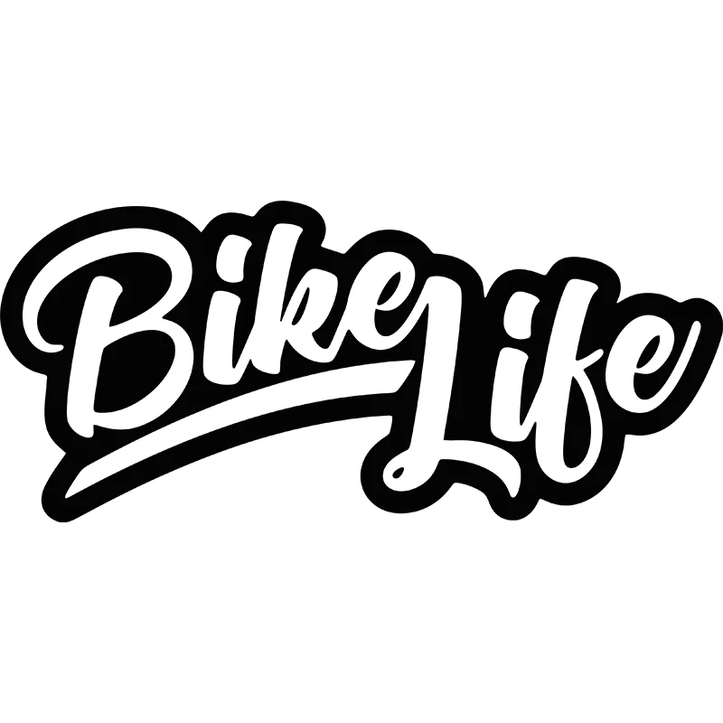 

Small Town "Bike Life" Motocross Vinyl Text Stickers Car And Motorcycle Stickers Laptop Decoration Suitable For All Kinds Of Car