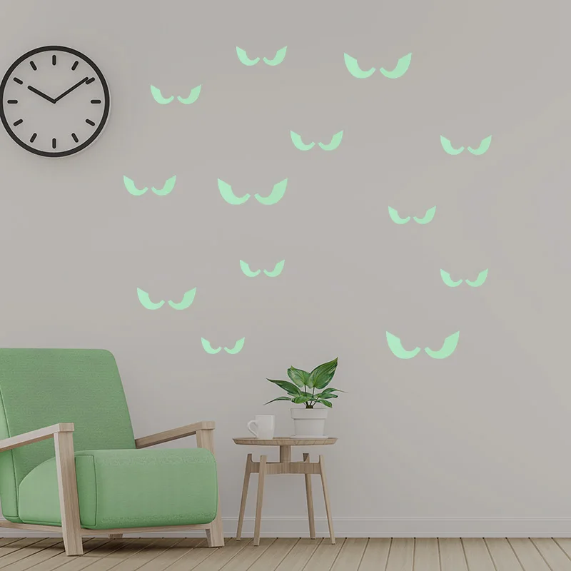 

Halloween Luminous Sticker PVC Self-adhesive Wall Sticker Home Decor Decal