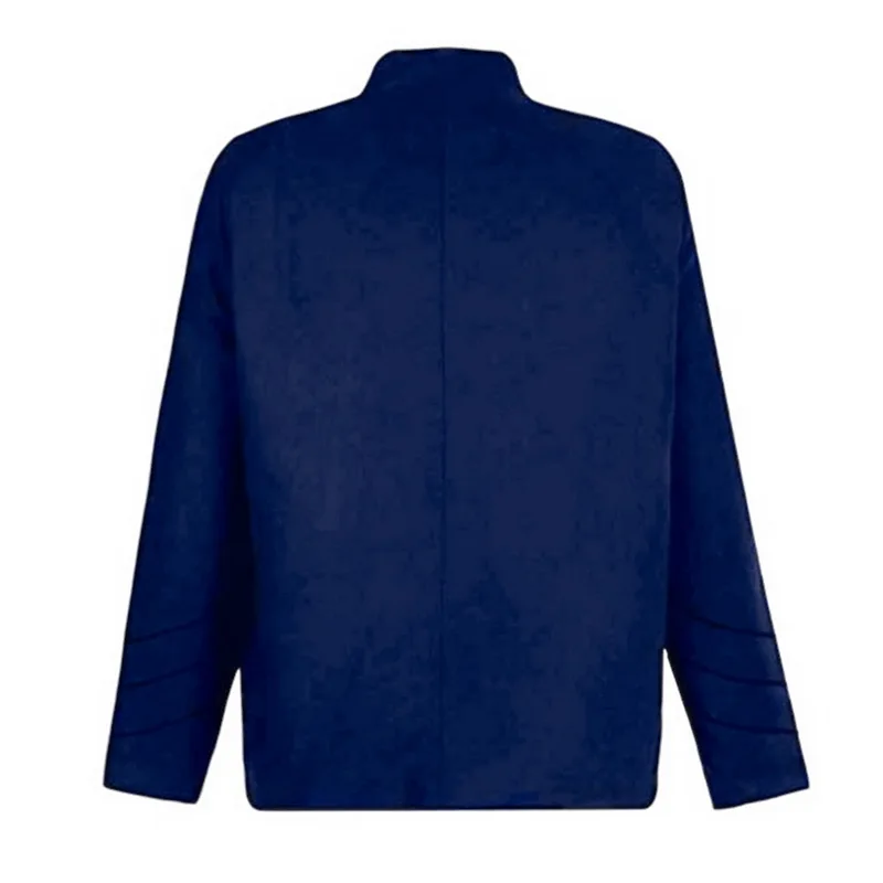 Men's Stand-Up Collar Gothic Jacket Coats Double Button Decorated Coats Uniform Costume Praty Coat Outwears Casual Streetwears