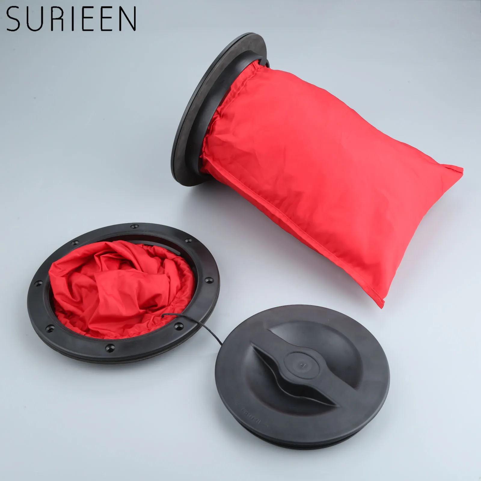 Каяк Лодка морской Люк крышка палубы с красной сумкой для хранения УФ защита