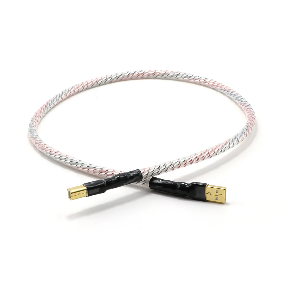 

Hifi Nordost Valhalla Top-rated Silver Plated + Shield USB Cable High Quality Type A to Type B Hifi Data Cable For DAC