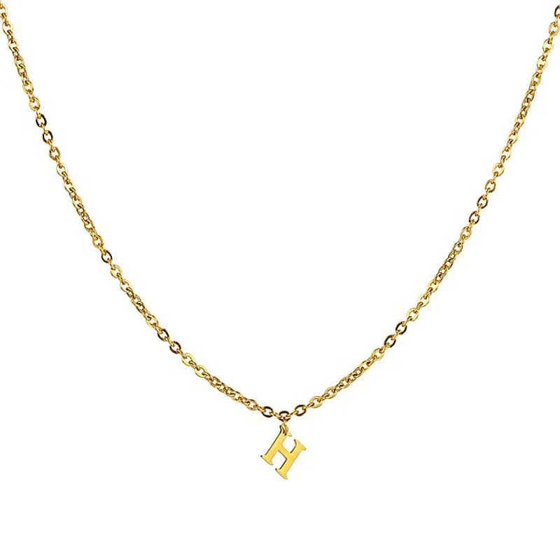 Персонализированное ожерелье с именем колье золотыми буквами на заказ ожерелья
