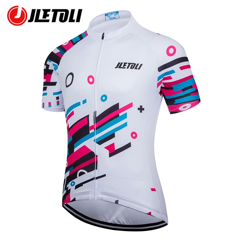 

JLETOLI Summer Breathable Women's Bike Jersey Quick Dry Bicycle Shirt MTB Jersey Top Outdoor Sport Clothing Ropa Ciclismo