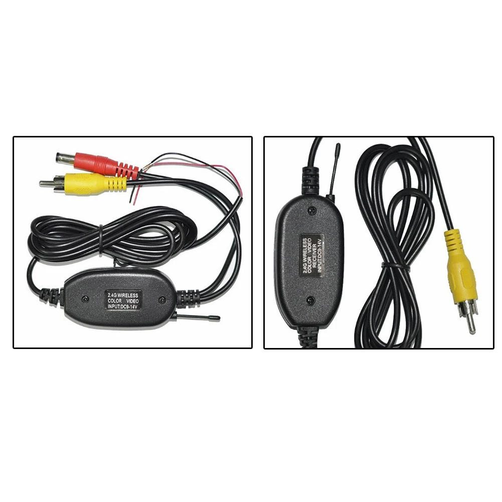 

Park Monitor Wireless Camera RCA Wireless Transmitter and Receiver Vehicle 2.4G Video Car Rear View Parking Camera Rearview