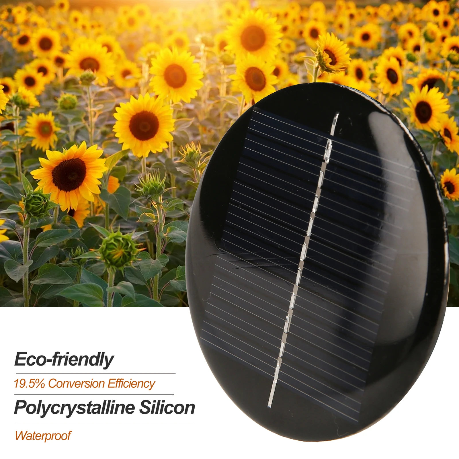 

Solar Panel Mini Solar System Waterproof Portable Polycrystalline Silicon Solar Cell Charger for Toys Light Lamp Fan Garden Pump