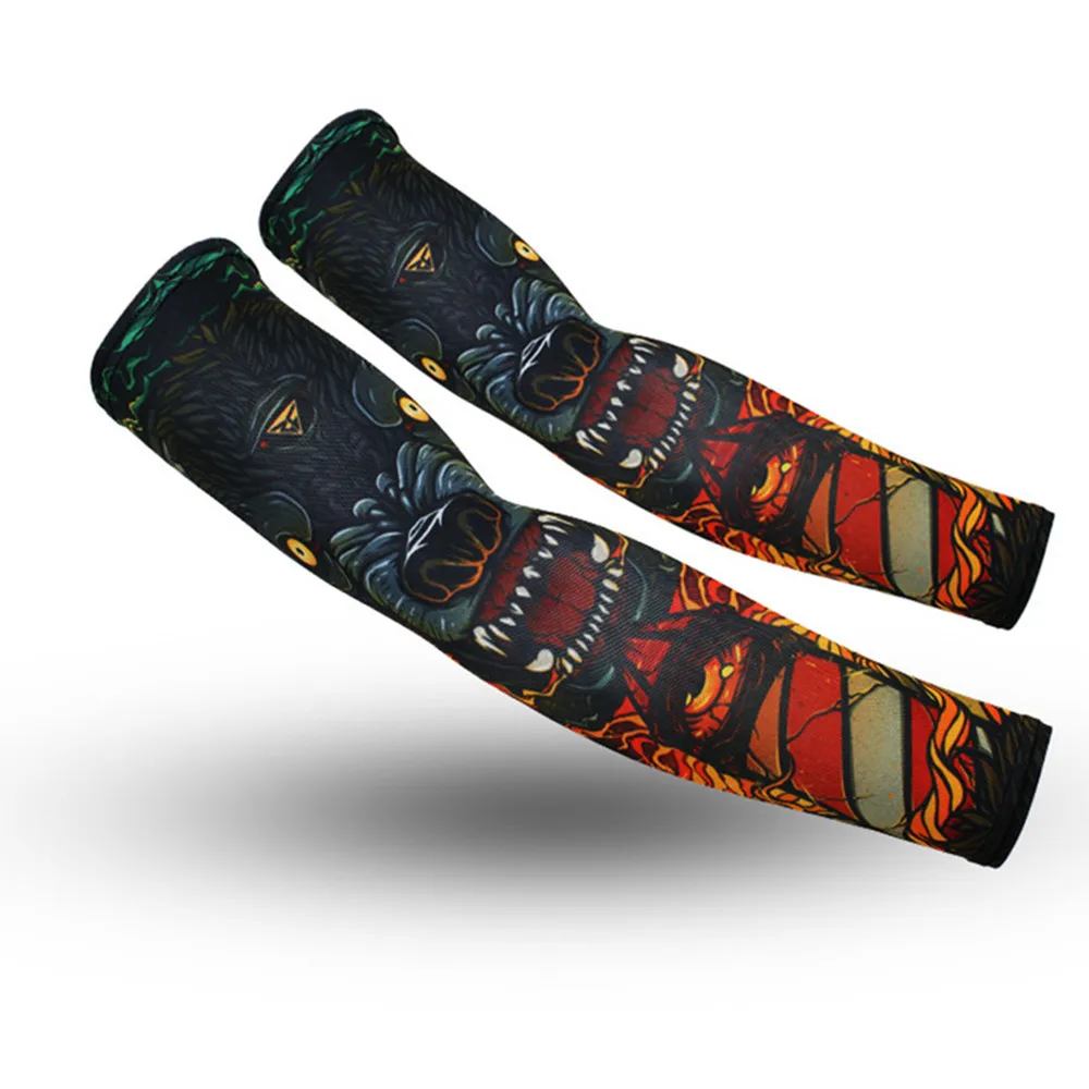 1 пара летних солнцезащитных рукавов из полиэстера дышащие быстросохнущие