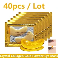 crystal collagen gold powder eye mask anti aging dark circles acne beauty patches for eye skin care korean cosmetics 40p20pairs