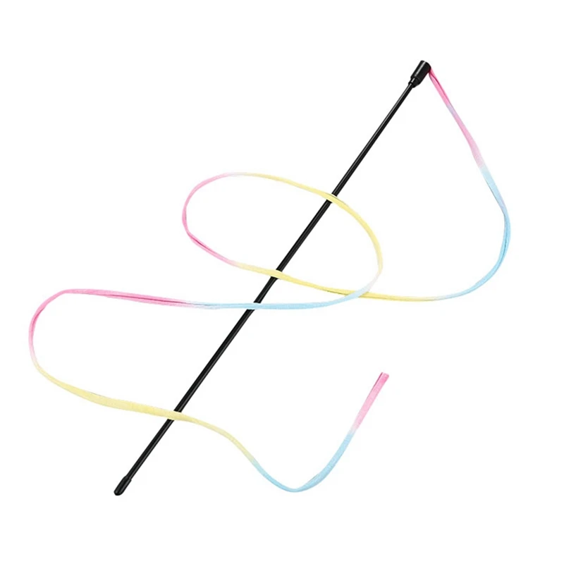 

Интерактивная палочка для кошек, милый цветной жезл, волшебная палочка, пластиковые игрушки для кошек, котят, товары для кошек, товары для до...