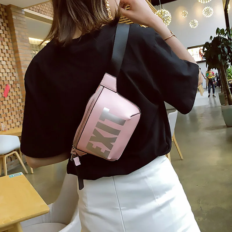 Модные поясные сумки для женщин с буквенным принтом поясная сумка Женская из