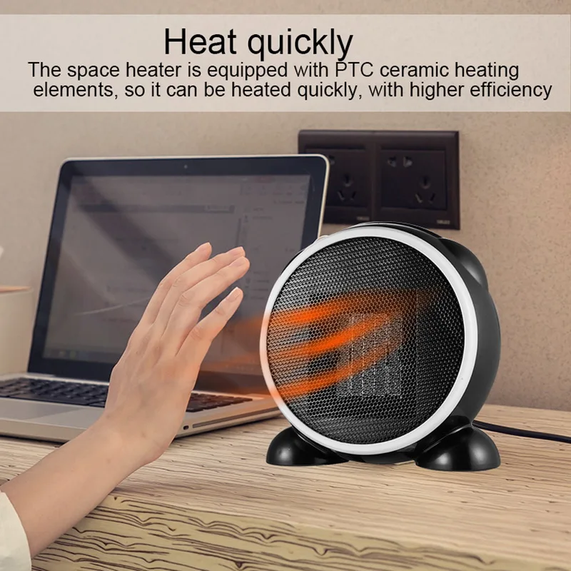 Электрический нагреватель регулируемый термостат портативный подогрев воздуха