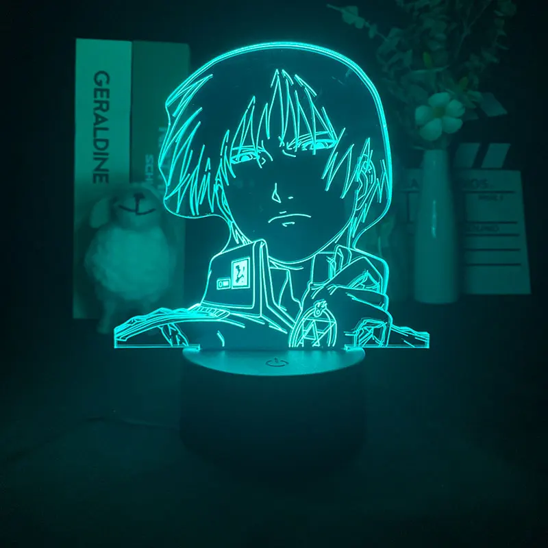 

Anime Fullmetal Alchemist Roy Mustang 3D Night Light Alarm Clock Base Colorful Lamp Room Decoration Teenager Bedside Lamp Gift