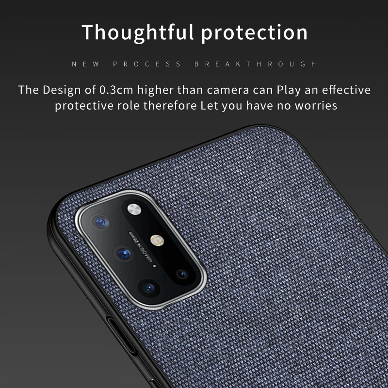

Fabric Case For Oneplus 9 Pro Phone Cover Silicone Frame Cloth Hard PC Back Protective Case For Oneplus 9 Shockproof