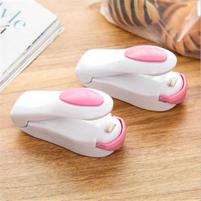 1pcs Portable Mini Sealer Gadget Plastic Food Snacks Bag Sealing Machine Packaging Kitchen Accessories Home Storage Tools-S |