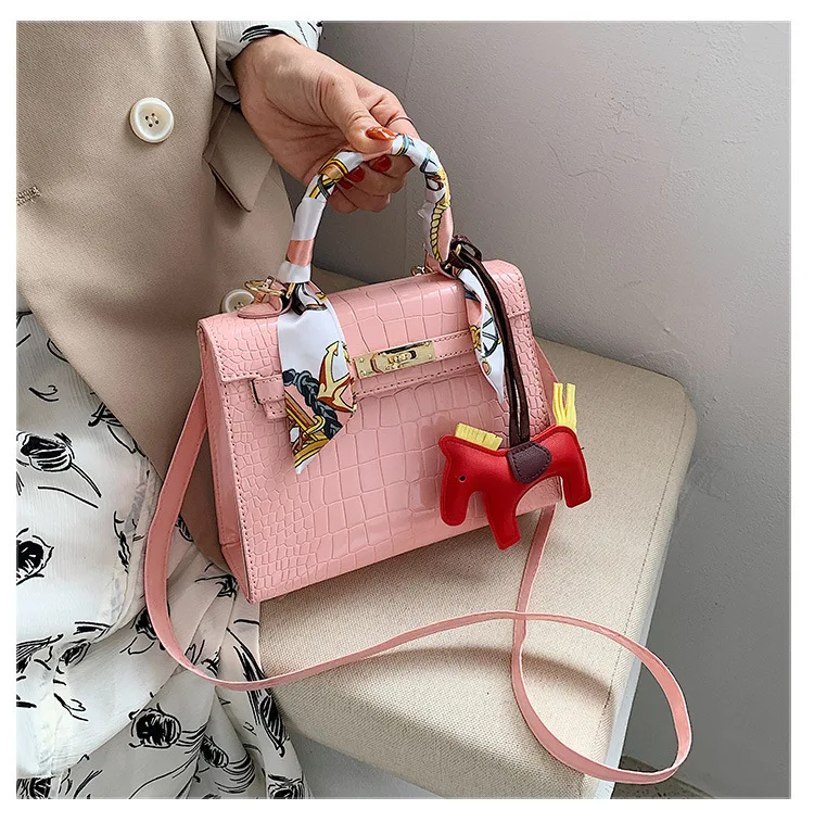 

Yogodlns Luxury Handbag Women Solid Color Lady Shoulder Bags PU Leather Handle Bag Simple Composite Bag XBA277-XBA286