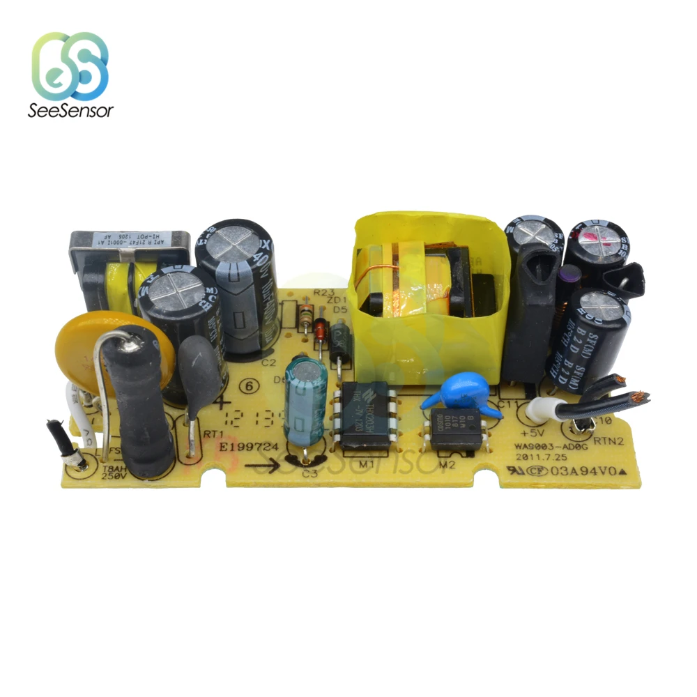 AC DC 100V 240V to 5V 2A Импульсный блок питания переключатель защита от перенапряжения и