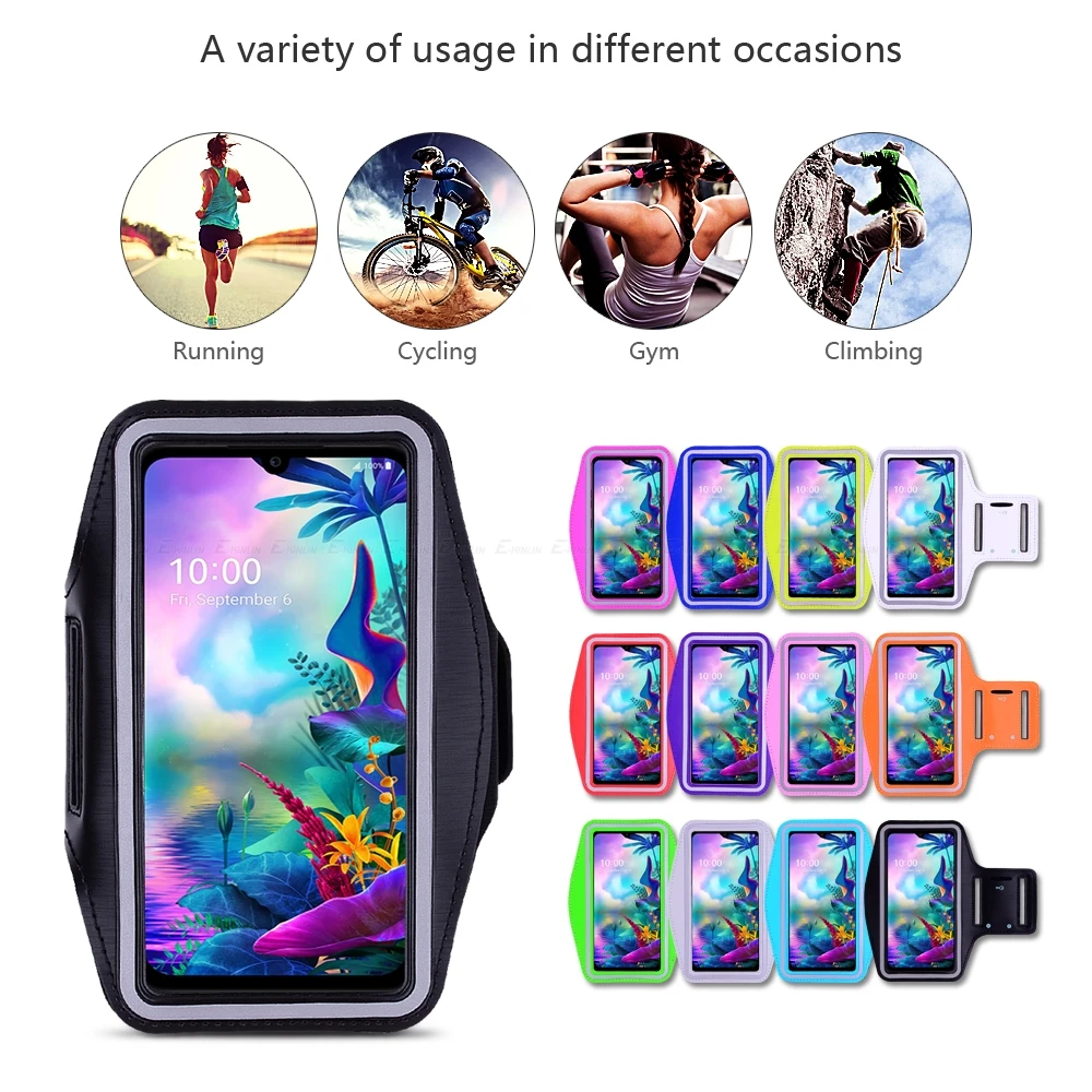 Чехол сумка для телефона бега спортзала велоспорта LG G8X G8S G8 G7 G6 ThinQ Plus G5 SE G4C G4 Beat