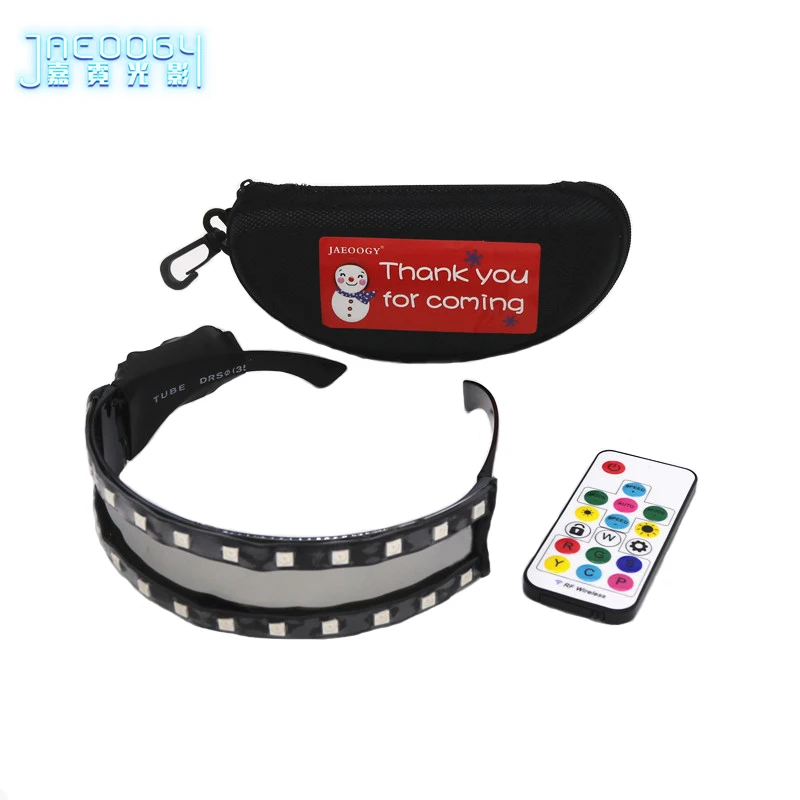 Светодиодные светящисветодиодный очки цветные флуоресцентные с дистанционным