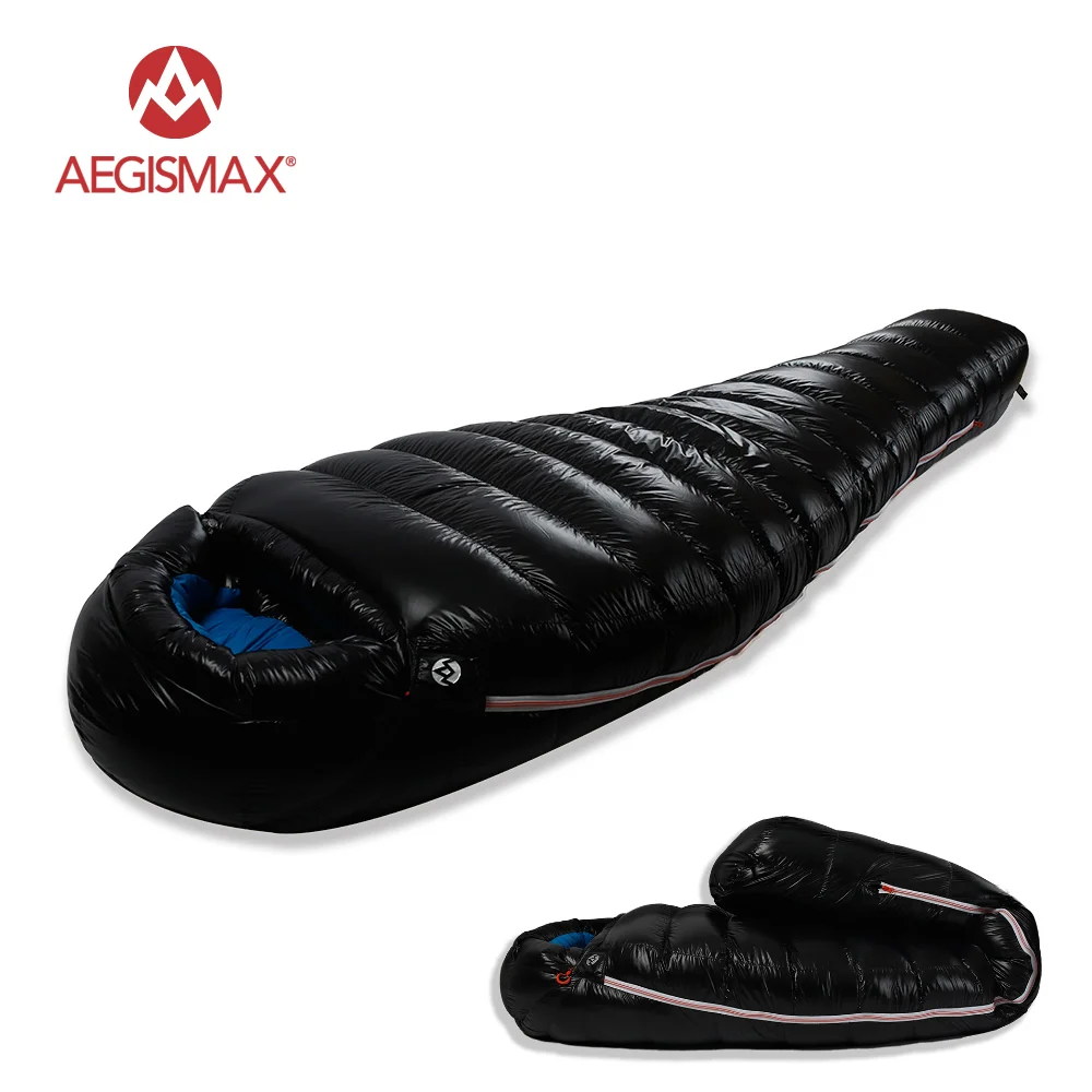 

Спальный мешок AEGISMAX, новый стиль, 95% белый гусиный пух, Сверхлегкий, для холодной зимы, FP800 G1-G5
