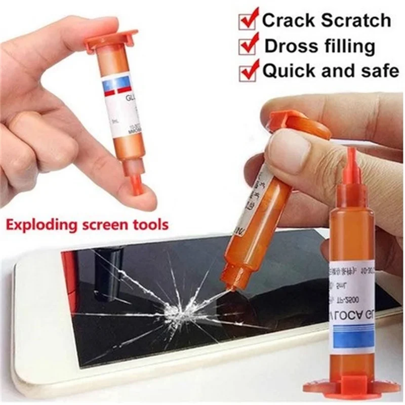 

UV Glue LOCA Optical Clear Adhesive Cell phone Glass Lens LCD Repair 5g TP-2500