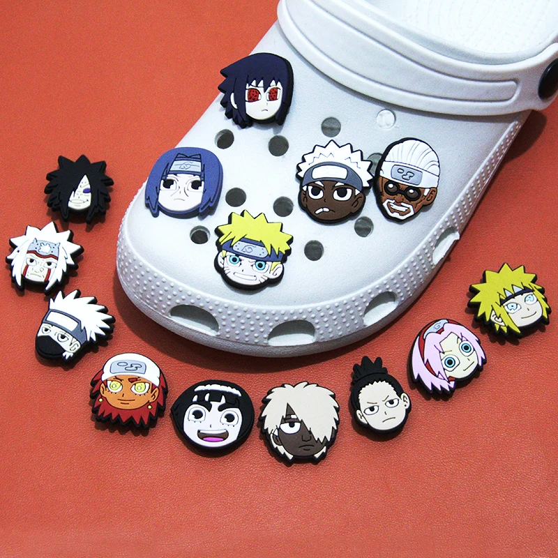 

High-Quality New Japanese Famous Animation Cartoon Shoes Ornaments Shoes Accessories Boys Children's Gifts Croc Jibz
