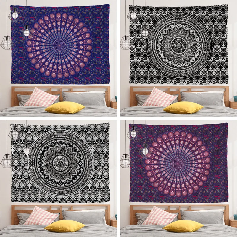 Индийский ветровой гобелен настенный украшения диффузор фоновая ткань с