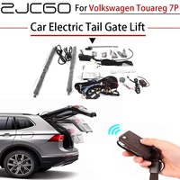 zjcgo car electric tail gate lift trunk rear door assist system for volkswagen touareg 7p original car key remote control
