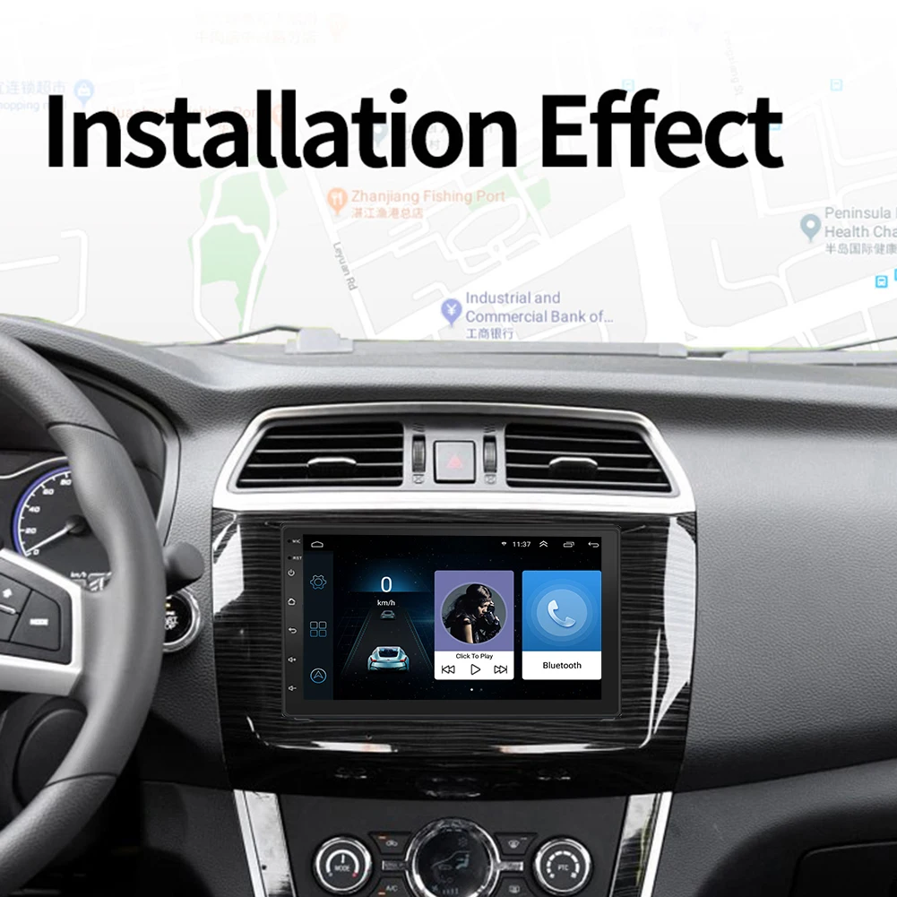 

9210S Car Radio Multimedia Video Player Android 10.1 7 inch Screen Auto Stereo Double 2 DIN WiFi GPS Head Unit reading U disks