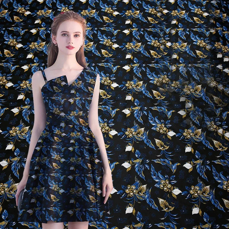 Атласная жаккардовая Одежда Ткани Модные светильник Роскошные Шлепанцы из ткани