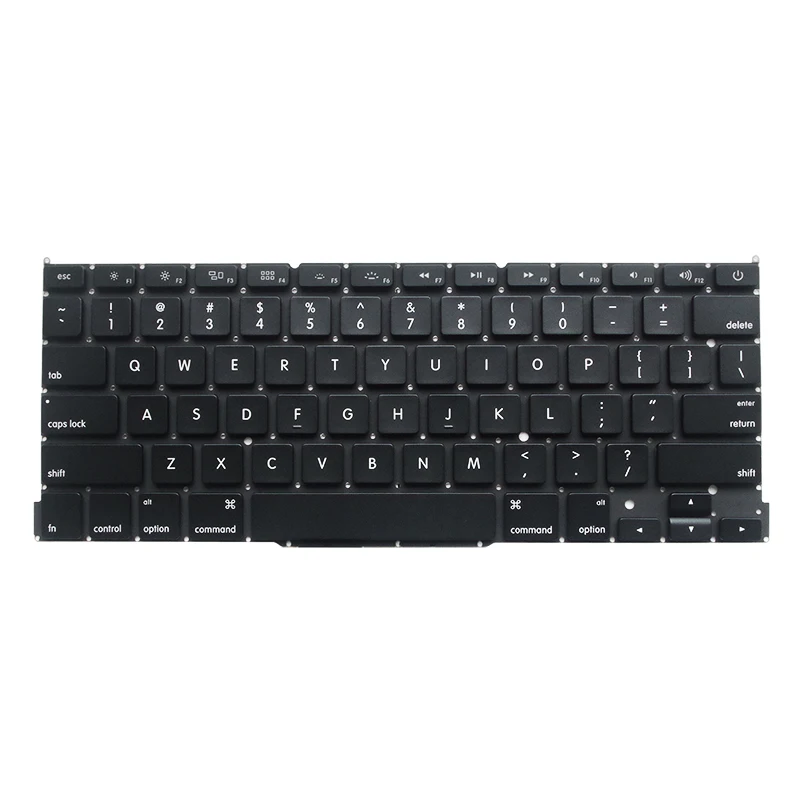 GZEELE Клавиатура для ноутбука на английском языке для Apple Macbook Pro retina 1" A1502 ME864 ME865 ME866 US Keyboard 2013- лет черный