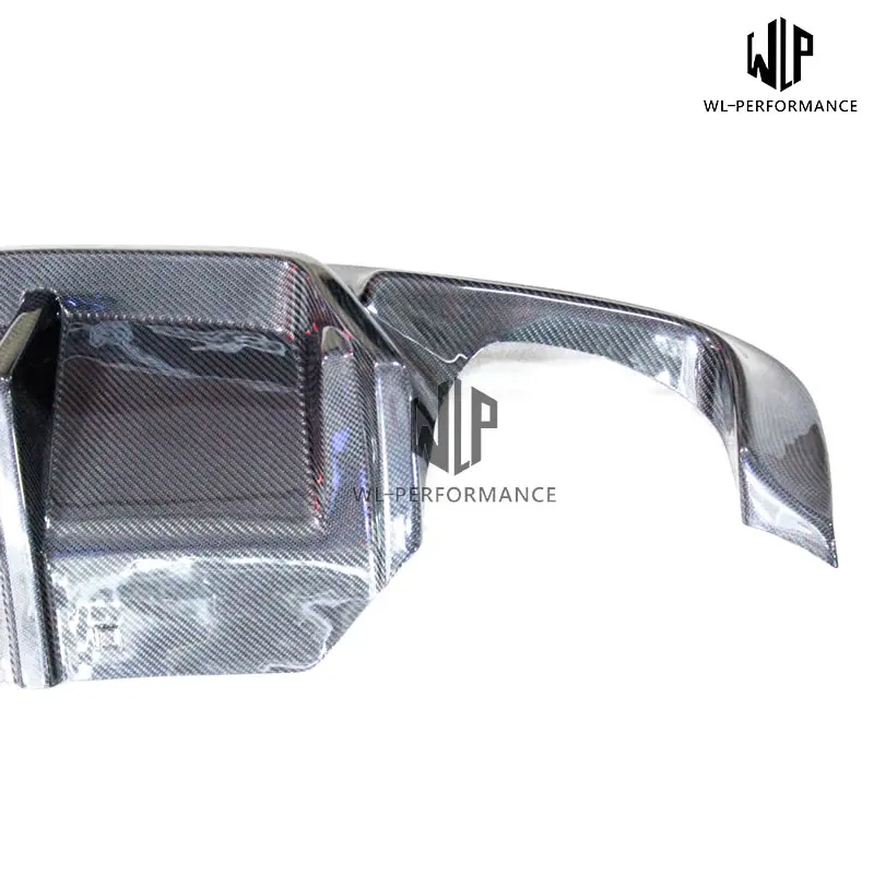 F10 F18 M5 высокое качество Углеволокно без пряжки задний диффузор для губ