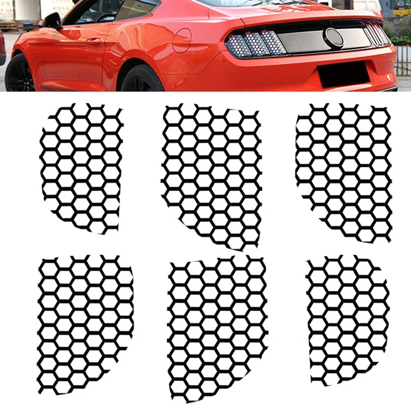 Задний светильник наклейка лампа сотовая s Precut виниловая тонированная Крышка для