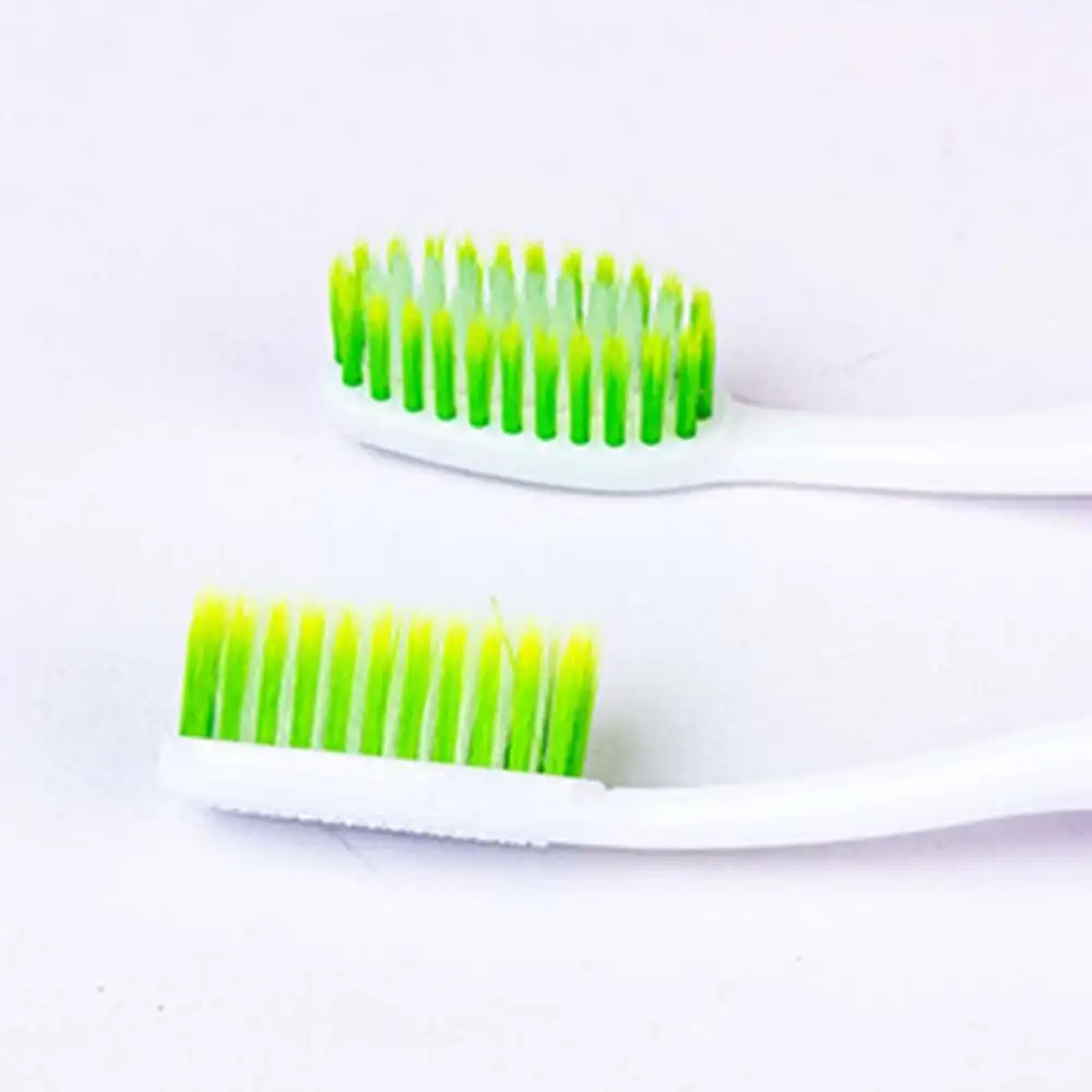 

20 Pcs/Set 2 In 1 Tongue Brush Cleaning Scraper Plastic Soft Hair Tongue Scraper Toothbrush Oral Care Tools Supplies