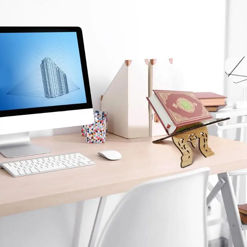 Книжный шкаф деревянный полый книжный с книгой по рецепту|Подставка для книг| |