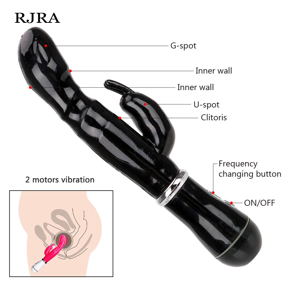 12 Speed Strong Rabbit Vibrator Clitoris Stimulator G-spot Massager Sex Toys for Women Female Masturbator Shop | Красота и здоровье