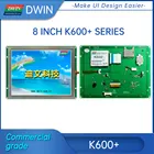 DWIN K600 + TFT ЖК-дисплей 8 дюймов 65K цвета RS232 IPS LCM TTL интерфейс Интеллектуальный HMI резистивный сенсорный экран