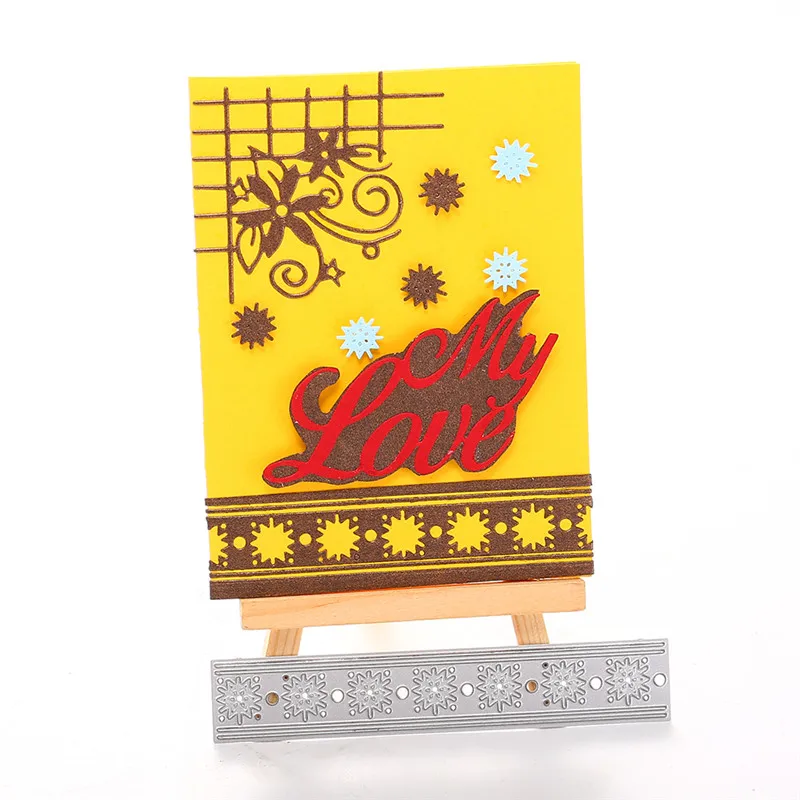 Naifumodo пустотелая кружевная окантовка металлические Вырубные штампы новинка 2019