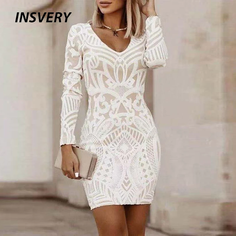 

2021 Spring Autumn Women Dress Boho Print Long Sleeve Dresses For Women Fashion Pary Dress Elegant V Neck Short Dress Female