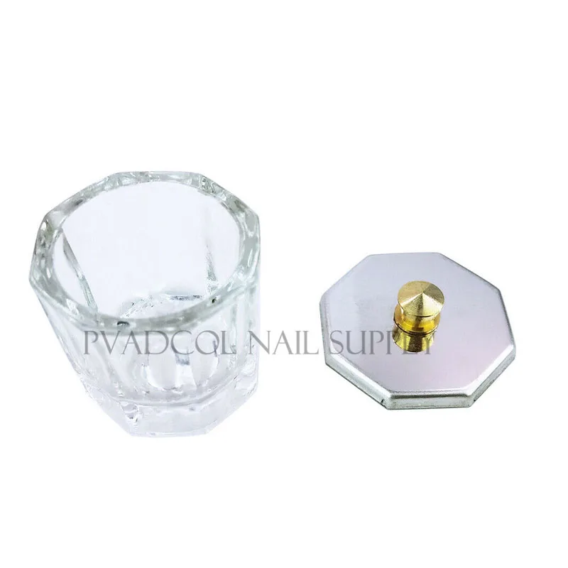 Акриловая Хрустальная чашка для ногтевого дизайна жидкий порошок Стеклянная