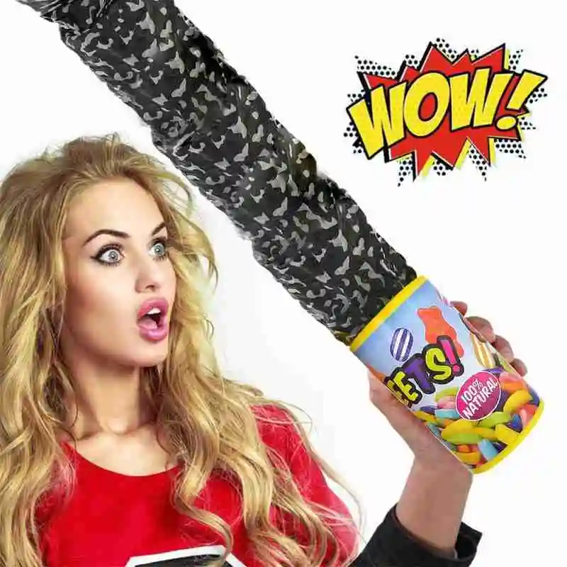 

Funny Candy Box Can Jump Toy Screaming Prank Trick Funny Joke Toy April Fool Day Halloween Party Decoration Children Gift