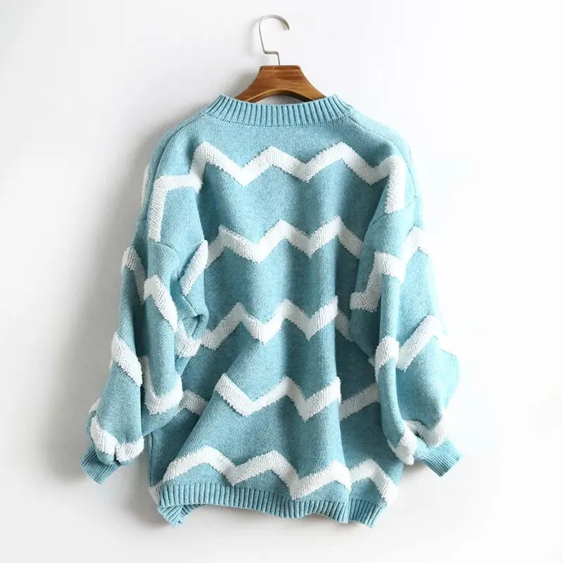 Свитер женский трикотажный с бахромой и надписью свободный 2021 | Женская одежда