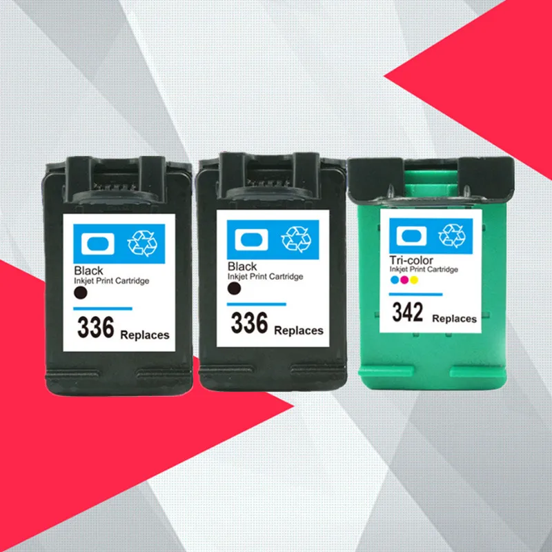 2BK 1COLOR Совместимый чернильный картридж для принтера hp 336 342 для hp 336 для hp 342 для hp Deskjet 5440 5420 PSC 1500 1510 2575 C3180 C4180 2570 принтер - Цвет: 2BK 1COLOR