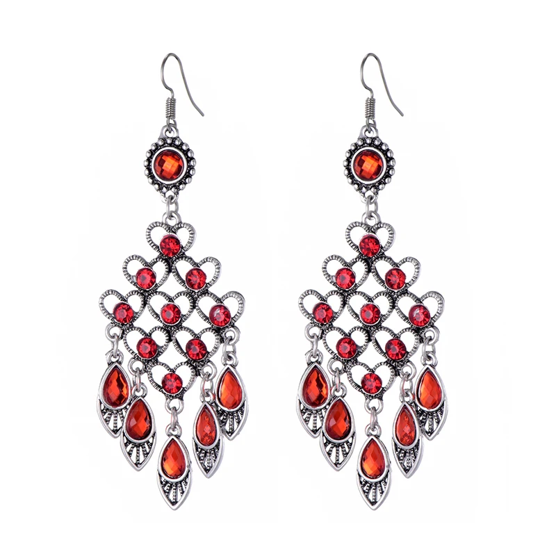 Женские этнические серьги-подвески винтажные геометрические серьги с