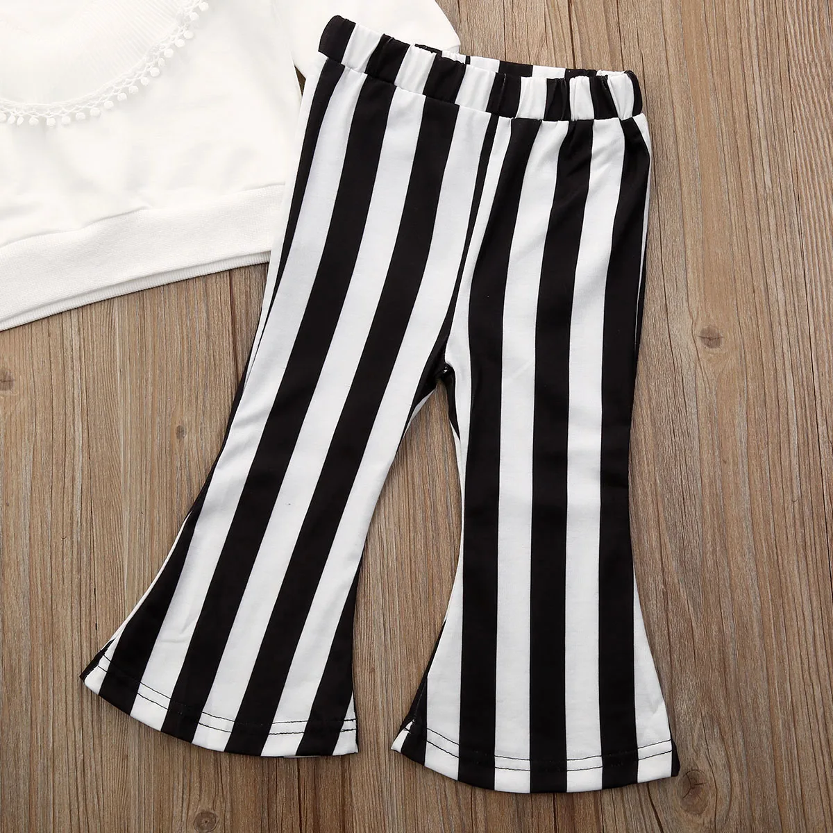 Милые комплекты одежды из 2 предметов для маленьких девочек модные детские