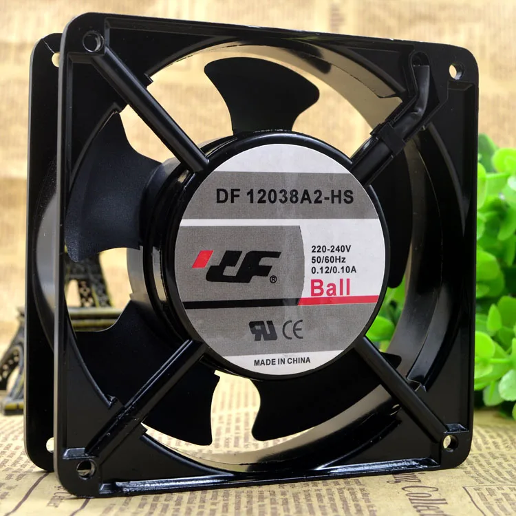 

New original DF12038A2-HS 220V 12CM 0.13A CNC machine tool cooling fan