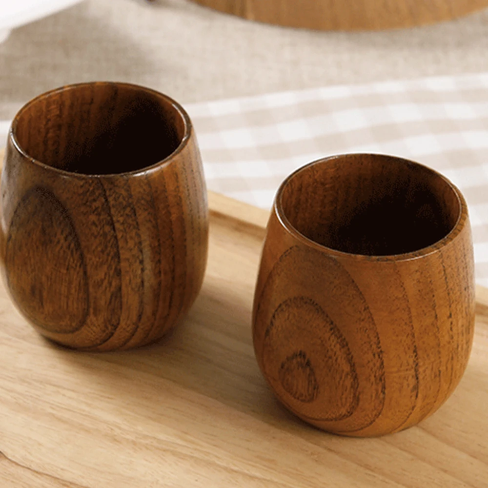 Домашние чайные чашки из натурального дерева в японском стиле чашка для воды