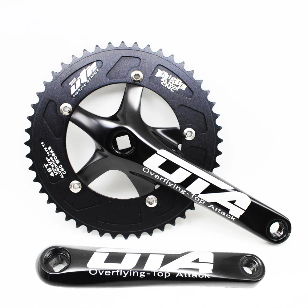 

Bike Chainwheel Chainring 48T Aluminum alloy Road bike Fixed Gear bike Crankset 130 BCD Single Speed OTA Crank Set biciclet