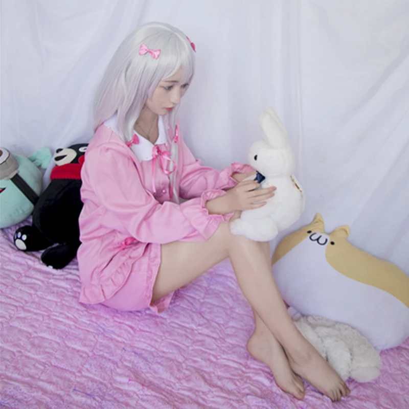 Аниме костюмы для косплея Eromanga-Sensei Изуми сагири розовые пижамы синяя куртка