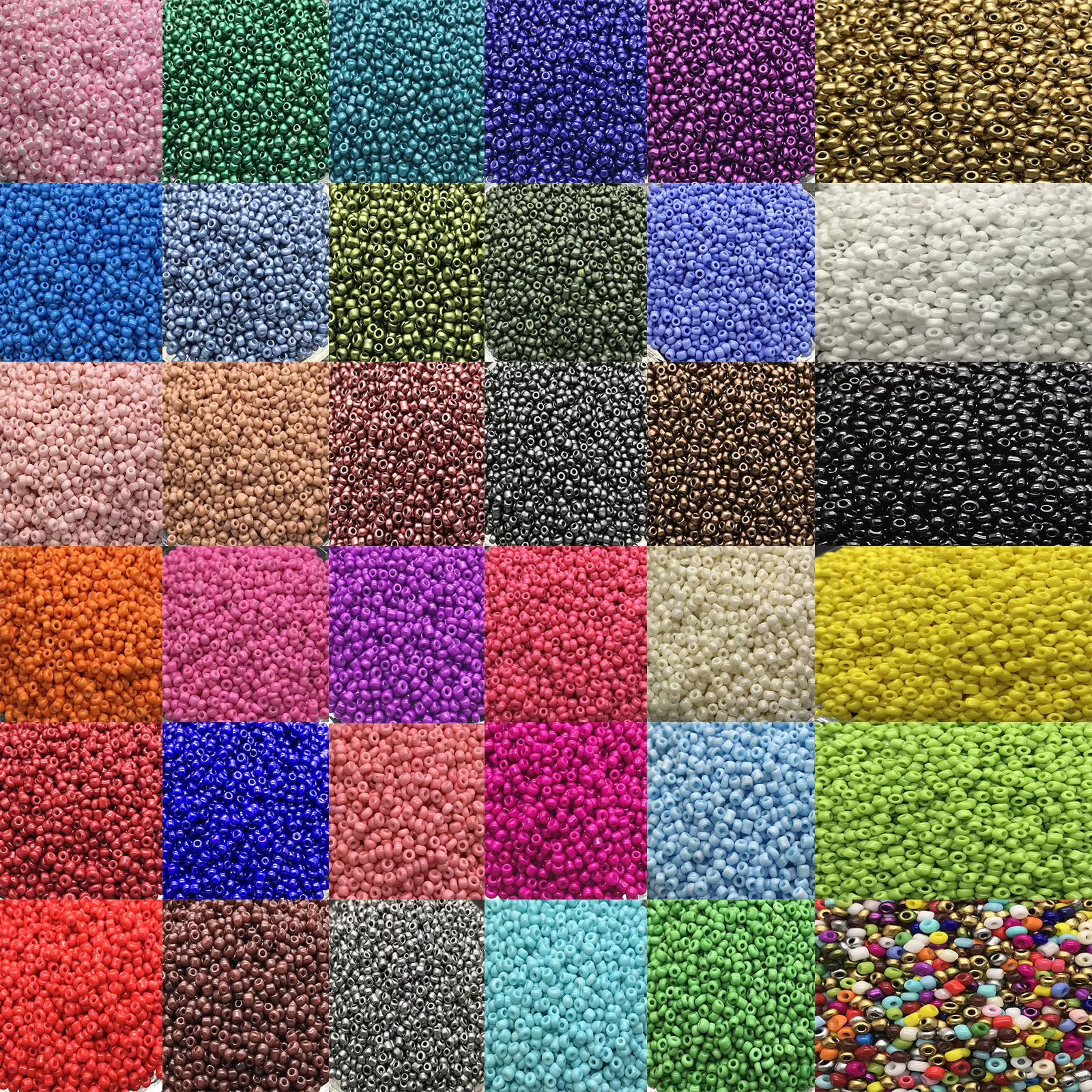 

NEW 2MM 1000pcs Size Glass With Seed Spacer beads Jewelry Making Fitting
