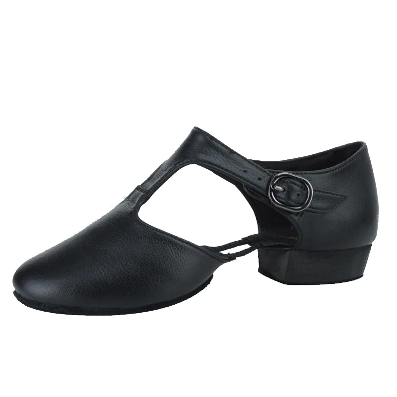 Женские туфли для джазовых танцев эластичные танцевальные из натуральной